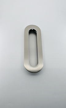 Flush Pull R Satin Nickel 150x50mm | Worldwide Hardware Pty Ltd