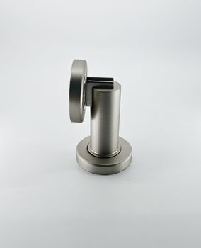 Magnetic Door Stop 75mm Satin Nickel | Worldwide Hardware Pty Ltd